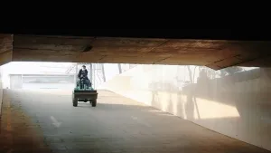 Электрический фронтальный погрузчик E10 (500 кг)