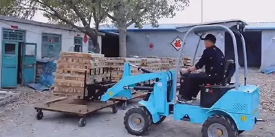 Электрический фронтальный погрузчик E10/15