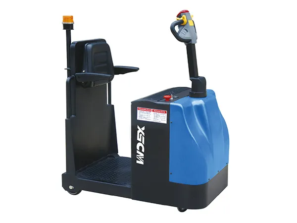 Электрический буксировочный тягач с платформой для оператора STB20/30/40/50